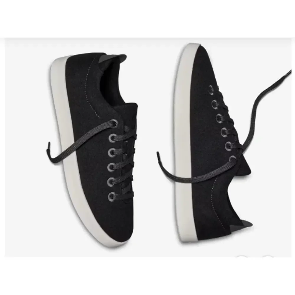 Allbirds WP Wool Pipers Black‎ And White Wool Washable Sneakers Size 9